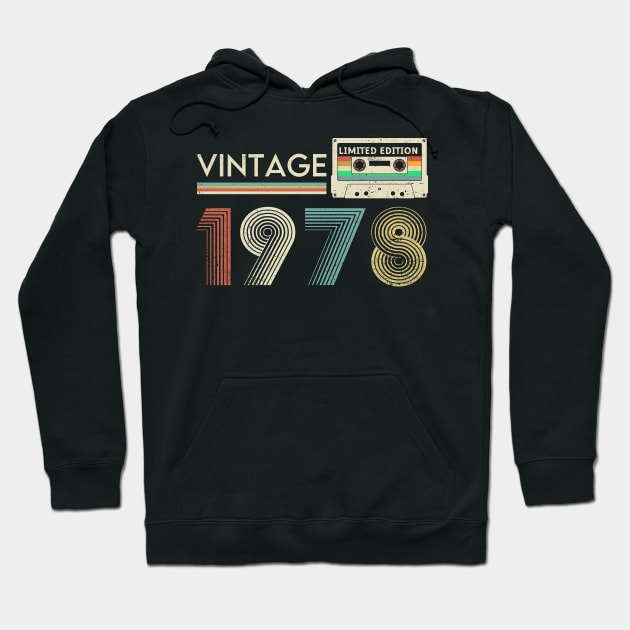 Vintage 1978 Limited Cassette Hoodie by xylalevans